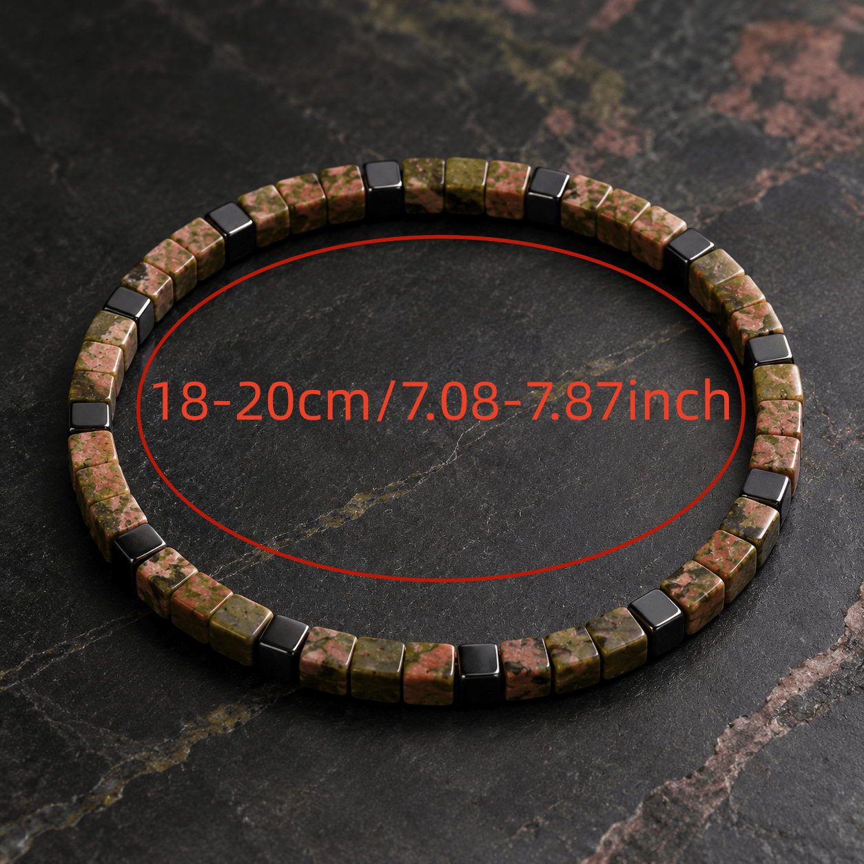 Natural Stone Handmade Bracelet, Bohemian Style